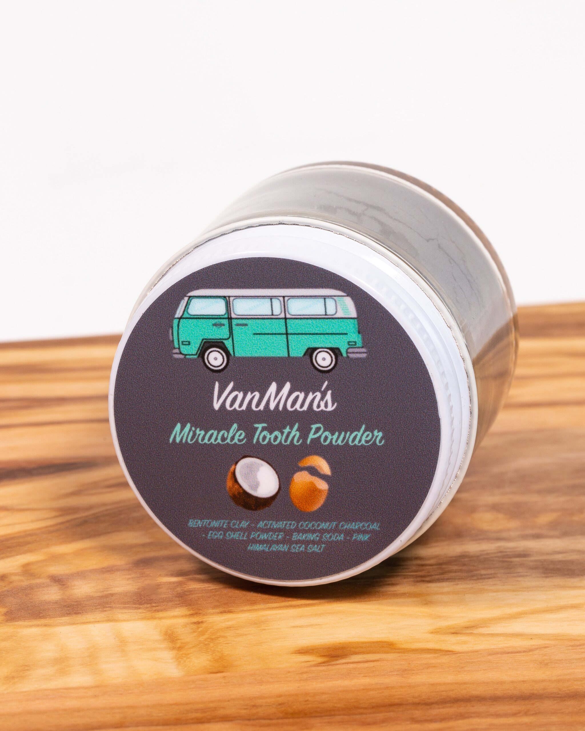 VanMan’s Miracle Tooth Powder – Original Eggshell 2 oz