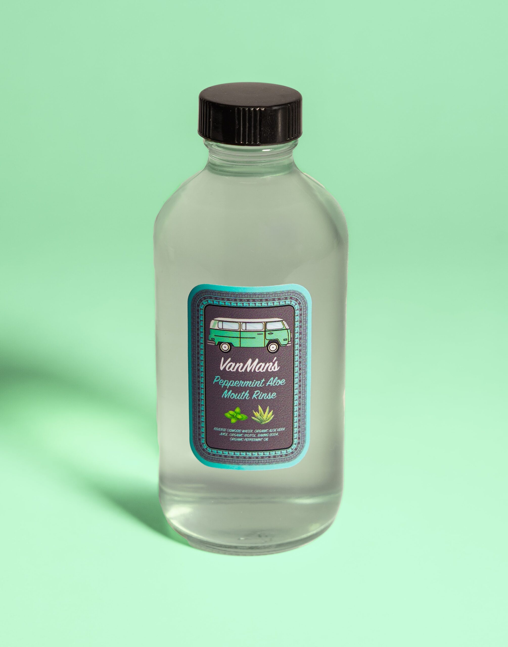 VanMan’s Peppermint Aloe Mouth Rinse – 8 oz