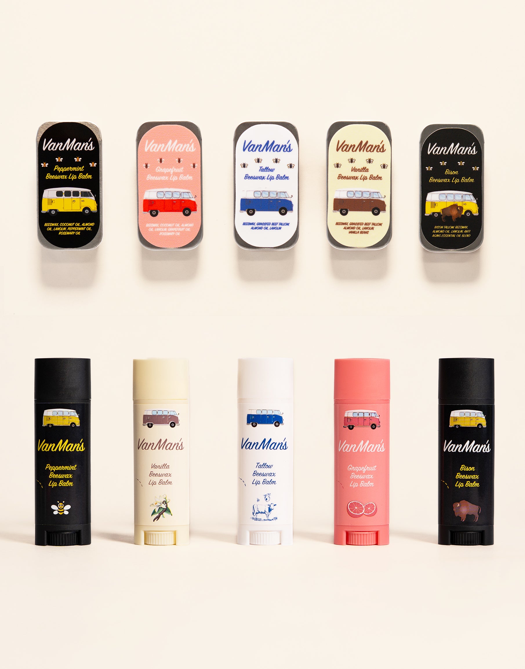 *New* VanMan’s Beeswax Lip Balm