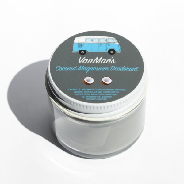 VanMan's Coconut Magnesium Deodorant - 2 oz 5