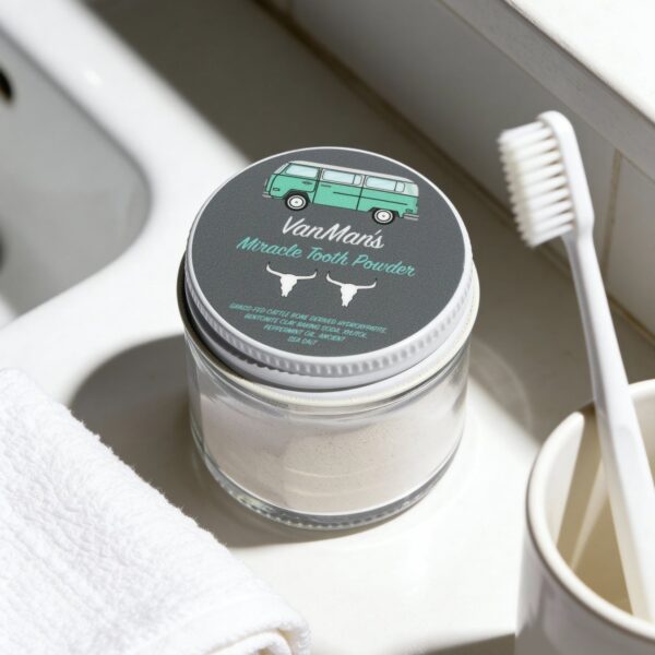 VanMan's Miracle Tooth Powder - Mint-Bone 2 oz 3