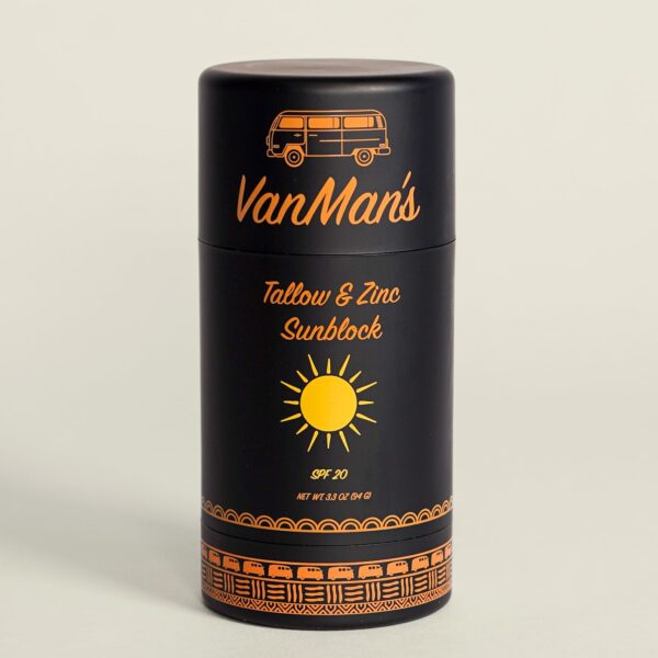 VanMan’s Tallow & Zinc SunBlock - 2 oz 4