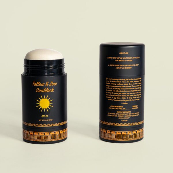 VanMan’s Tallow & Zinc SunBlock - 2 oz 5